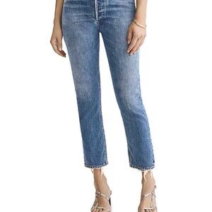 Agolde Riley Cropped Ankle Jeans